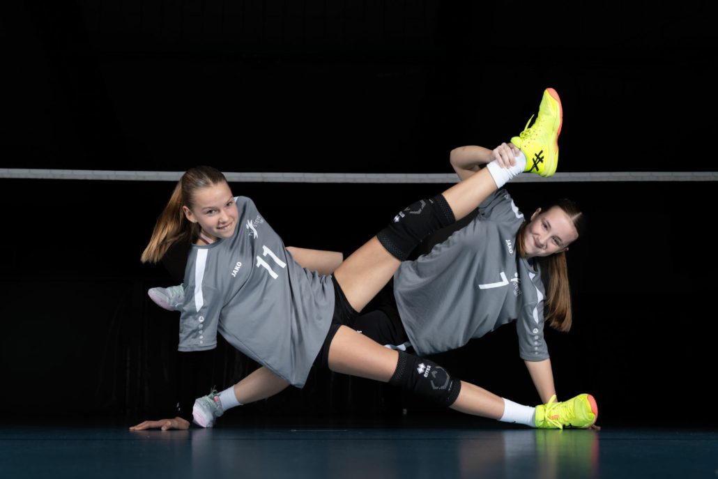 Unsere beiden OÖ Auswahlspielerinnen Leni und Lejla